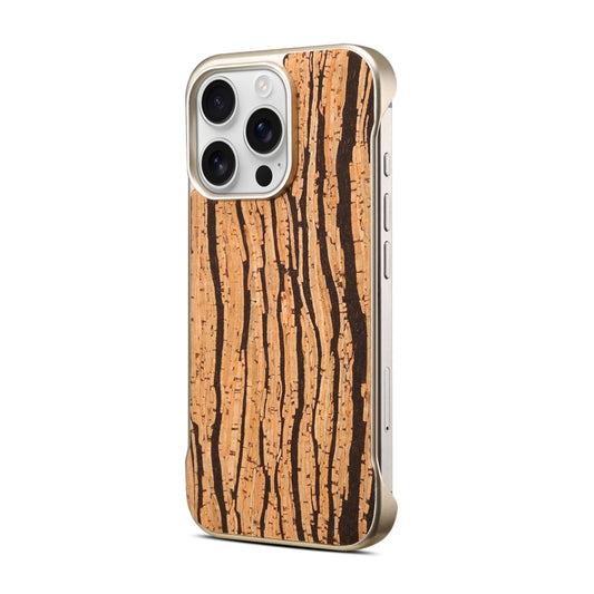 For iPhone 16 Pro Max Denior A18 WoodenPaint MagSafe Phone Case(Tree Pattern) by Denior