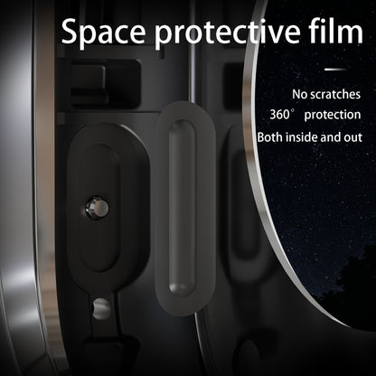 For Apple Watch Ultra 3 / 2 / 1 49mm RedPepper Armor Metal Case Integrated Silicone Watch Band(Steel Black White) by RedPepper