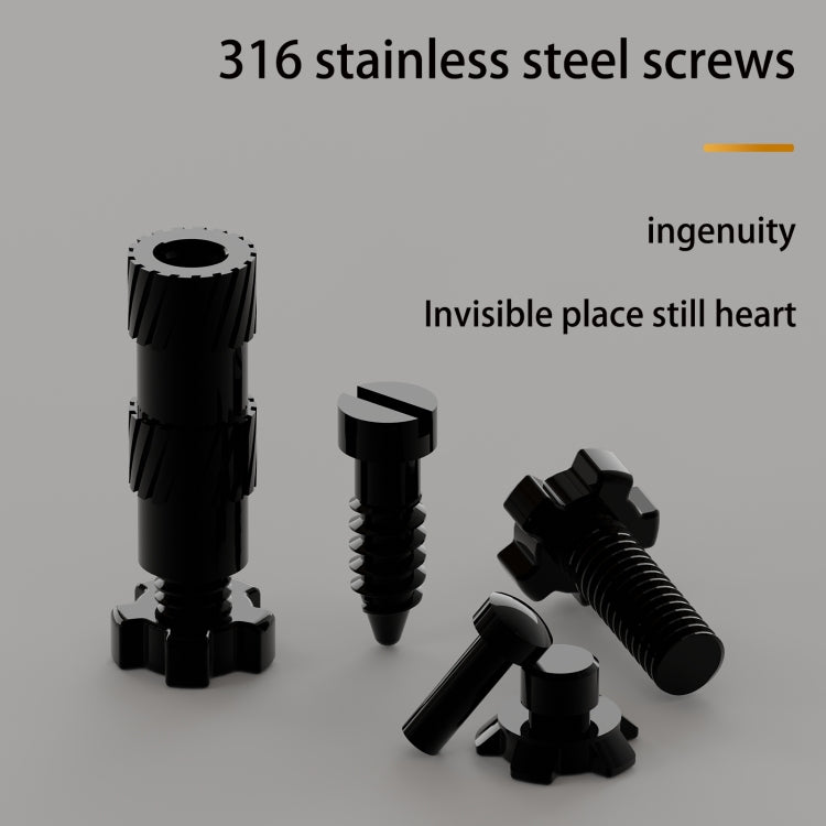 For Apple Watch Ultra 3 / 2 / 1 49mm RedPepper Armor Metal Case Integrated Silicone Watch Band(Black) by RedPepper