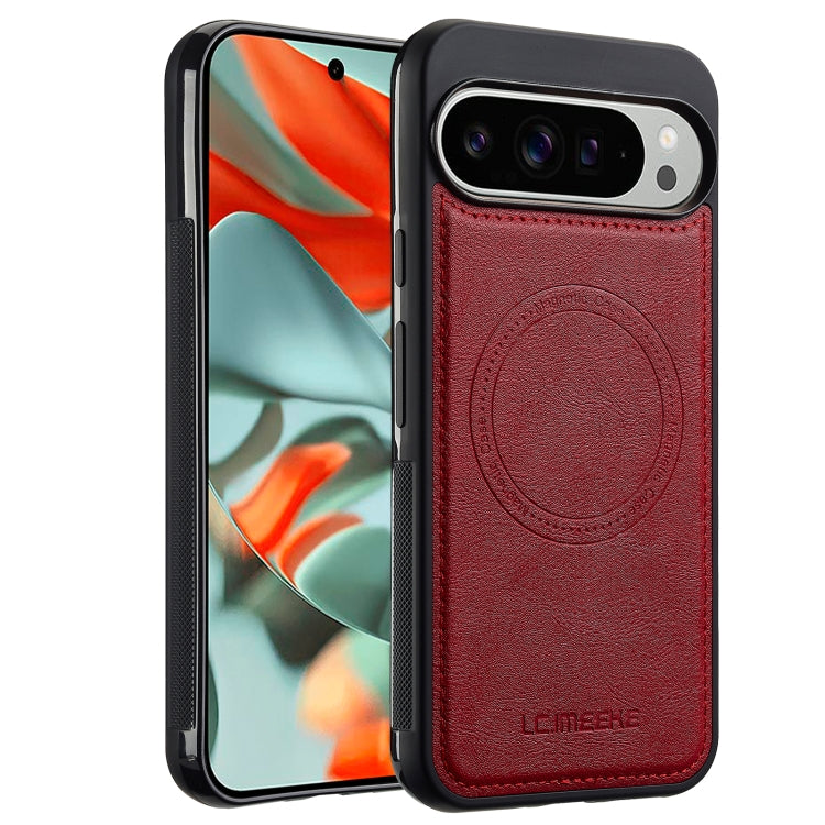 For Google Pixel 9 / 9 Pro LC.IMEEKE Magsafe Phone Case(Red) by LC.IMEEKE