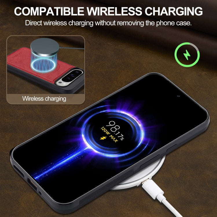 For Google Pixel 9 / 9 Pro LC.IMEEKE Magsafe Phone Case(Red) by LC.IMEEKE