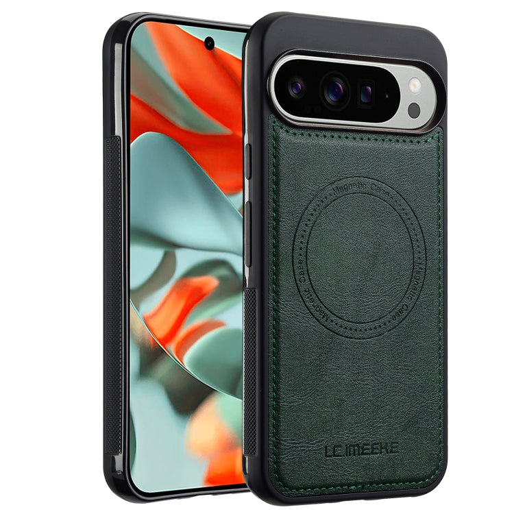 For Google Pixel 9 / 9 Pro LC.IMEEKE Magsafe Phone Case(Green) by LC.IMEEKE