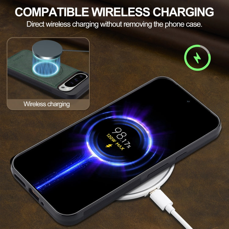 For Google Pixel 9 / 9 Pro LC.IMEEKE Magsafe Phone Case(Green) by LC.IMEEKE