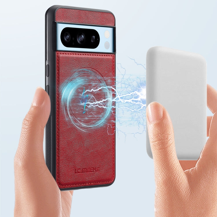 For Google Pixel 8 Pro LC.IMEEKE Magsafe Phone Case(Red) by LC.IMEEKE