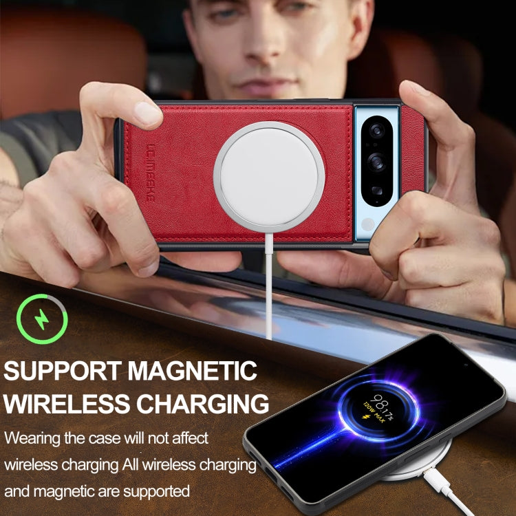 For Google Pixel 8 Pro LC.IMEEKE Magsafe Phone Case(Red) by LC.IMEEKE