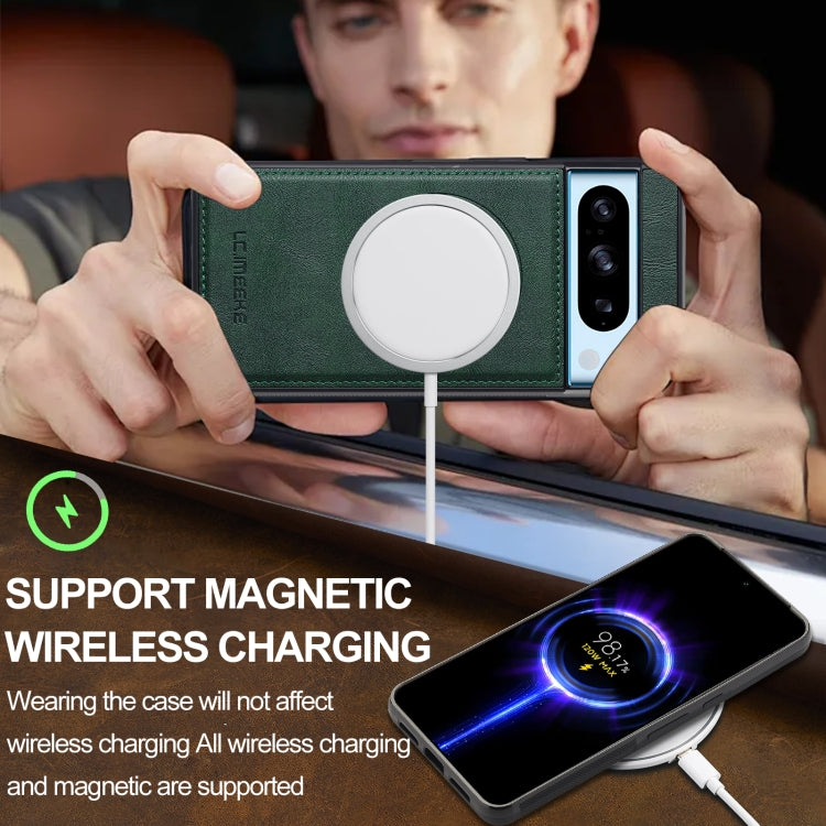 For Google Pixel 8 Pro LC.IMEEKE Magsafe Phone Case(Green) by LC.IMEEKE