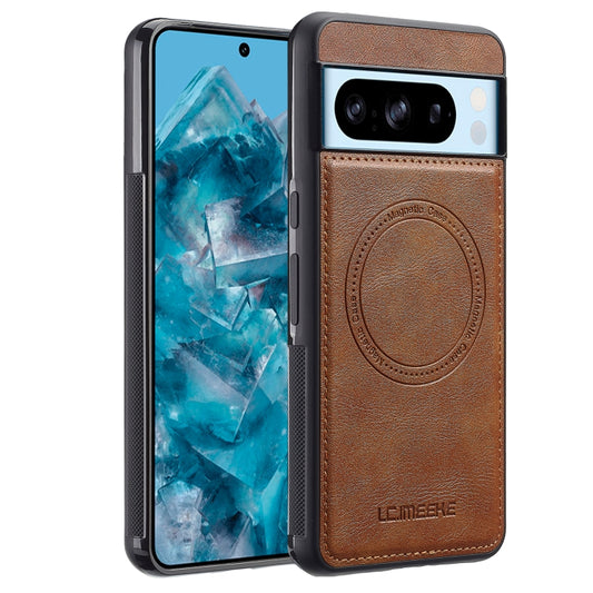 For Google Pixel 8 Pro LC.IMEEKE Magsafe Phone Case(Brown) by LC.IMEEKE