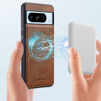 For Google Pixel 8 Pro LC.IMEEKE Magsafe Phone Case(Brown) by LC.IMEEKE