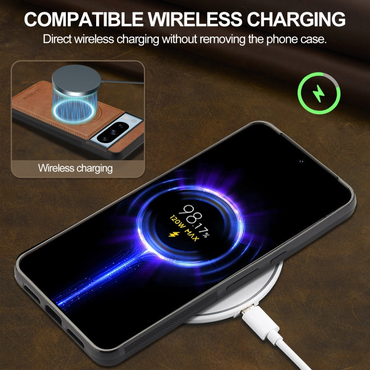 For Google Pixel 8 Pro LC.IMEEKE Magsafe Phone Case(Brown) by LC.IMEEKE