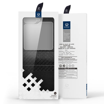 For Samsung Galaxy Z Flip6 / Flip7 FE DUX DUCIS Bril Series PU + TPU Phone Case(Black) by DUX DUCIS