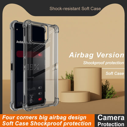 For Asus ROG Phone 9 / ROG Phone 9 Pro imak Shockproof Airbag TPU Phone Case(Transparent Black) by imak