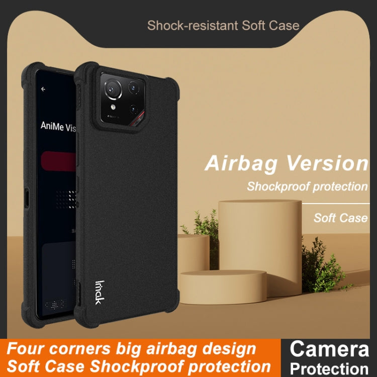 For Asus ROG Phone 9 / ROG Phone 9 Pro imak Shockproof Airbag TPU Phone Case(Matte Black) by imak