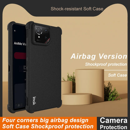 For Asus ROG Phone 9 / ROG Phone 9 Pro imak Shockproof Airbag TPU Phone Case(Matte Black) by imak