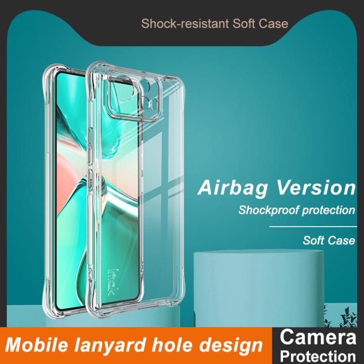 For Asus Zenfone 12 Ultra imak Shockproof Airbag TPU Phone Case(Transparent) by imak