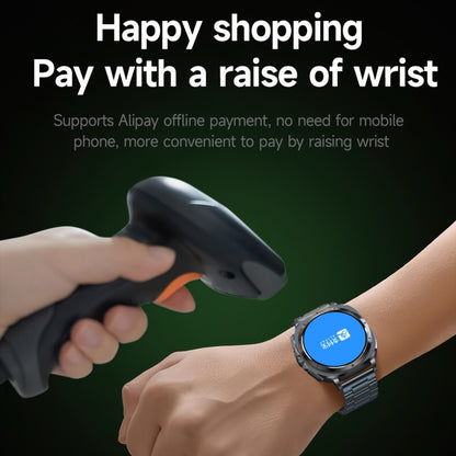 ET492 1.43 inch AMOLED Screen Silicone Strap Smart Watch Supports ECG/Blood Sugar Monitoring(Black) by bashfashion