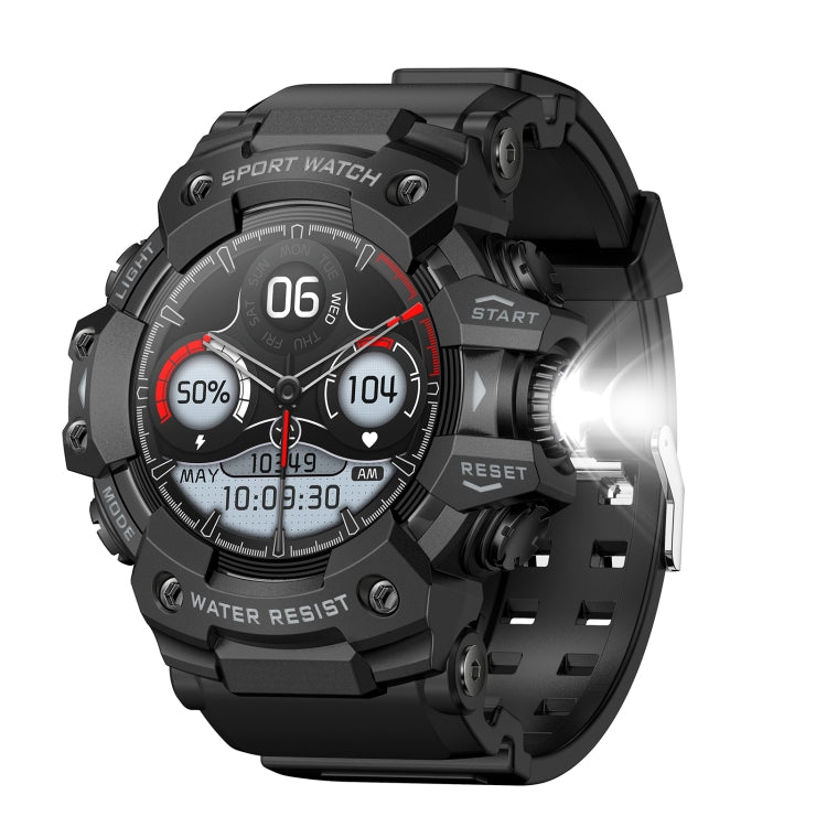 LC21 1.32 inch TFT Round Screen Sports Smart Watch Supports Blood Oxygen Monitoring/Call Reminder(Black) by bashfashion