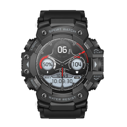 LC21 1.32 inch TFT Round Screen Sports Smart Watch Supports Blood Oxygen Monitoring/Call Reminder(Black) by bashfashion