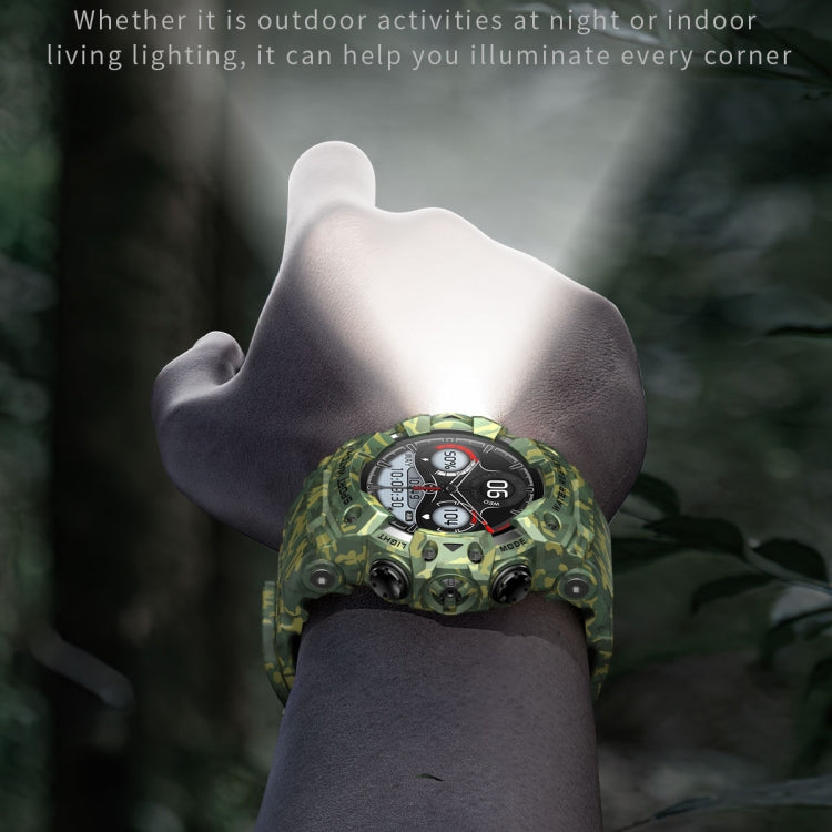 LC21 1.32 inch TFT Round Screen Sports Smart Watch Supports Blood Oxygen Monitoring/Call Reminder(Black) by bashfashion