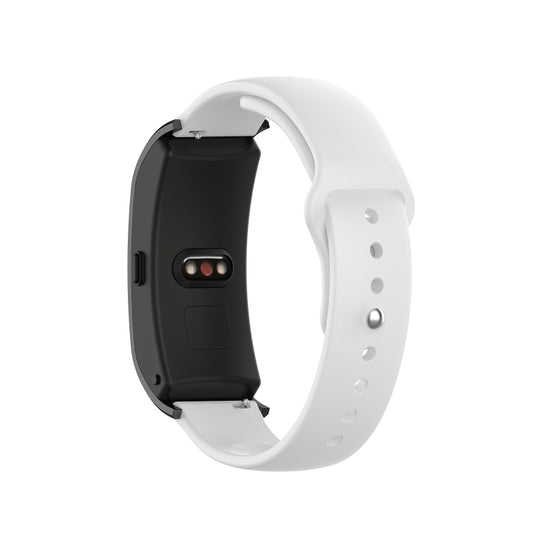 For Garmin Vivomove 3s / 4s 18mm Reverse Buckle Silicone Watch Band, Size: Small Code(White) by bashfashion