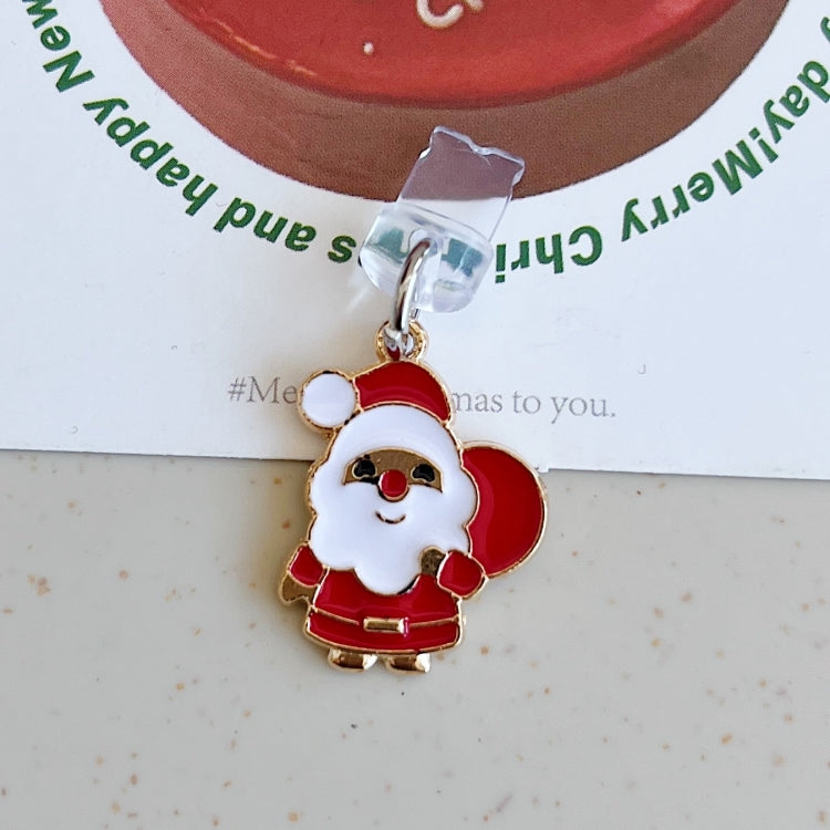For 8 Pin Christmas Series Dust Plug(Santa) by bashfashion