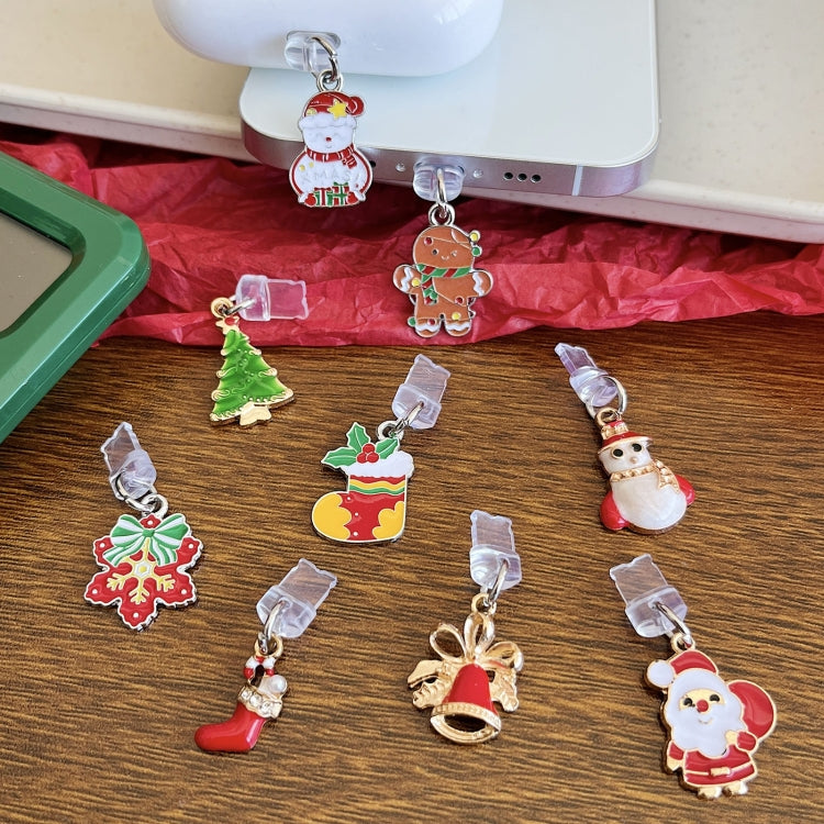 For 8 Pin Christmas Series Dust Plug(Cookie Man)