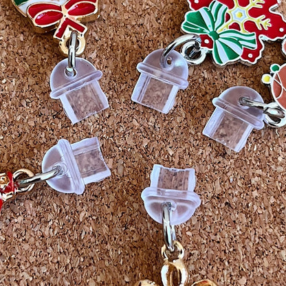 For Micro USB Christmas Series Dust Plug(Rose)