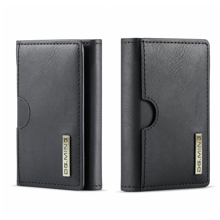 DG.MING M6 Series 3-Fold Multi Card Wallet(Black) by bashfashion