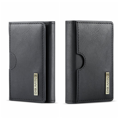 DG.MING M6 Series 3-Fold Multi Card Wallet(Black) by bashfashion
