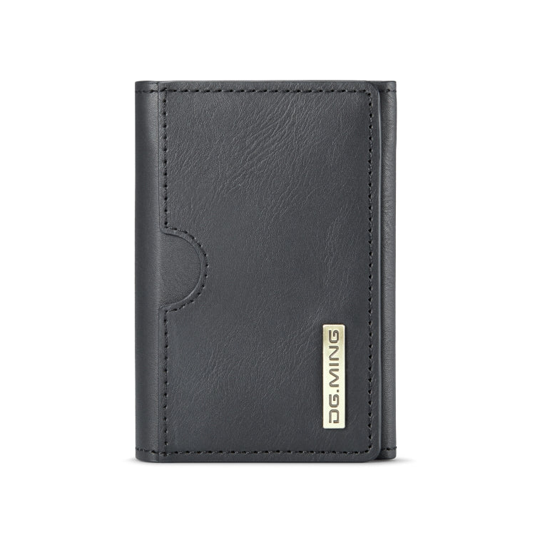 DG.MING M6 Series 3-Fold Multi Card Wallet(Black) by bashfashion