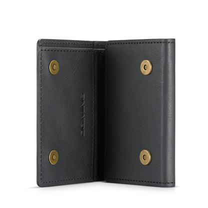 DG.MING M6 Series 3-Fold Multi Card Wallet(Black) by bashfashion