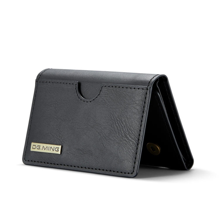 DG.MING M6 Series 3-Fold Multi Card Wallet(Black) by bashfashion