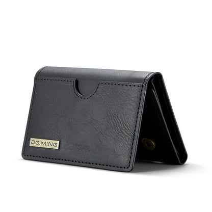 DG.MING M6 Series 3-Fold Multi Card Wallet(Black) by bashfashion