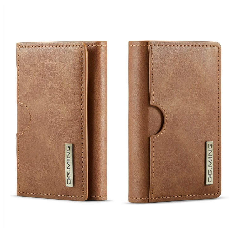 DG.MING M6 Series 3-Fold Multi Card Wallet(Brown) by bashfashion