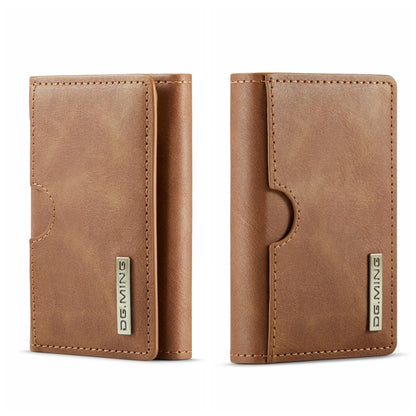 DG.MING M6 Series 3-Fold Multi Card Wallet(Brown) by bashfashion