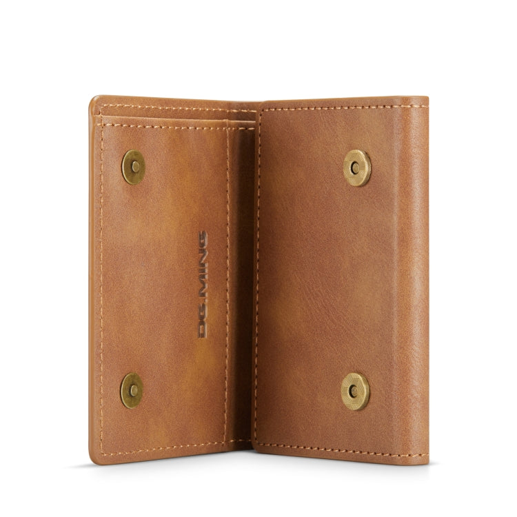 DG.MING M6 Series 3-Fold Multi Card Wallet(Brown) by bashfashion