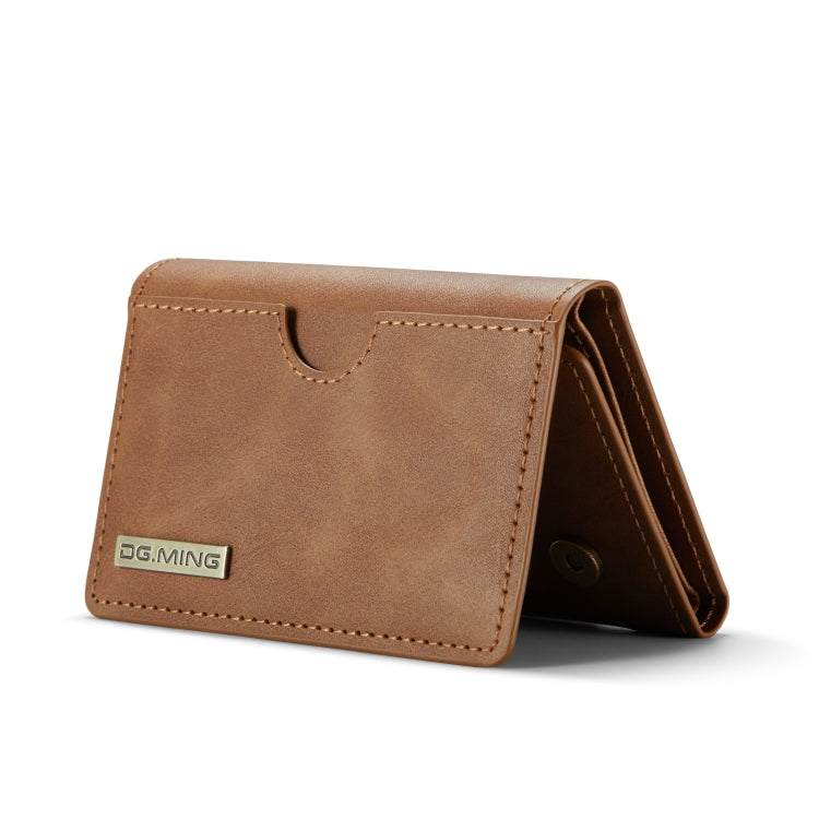 DG.MING M6 Series 3-Fold Multi Card Wallet(Brown) by bashfashion