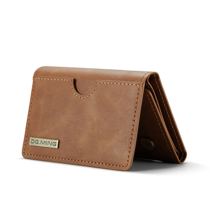 DG.MING M6 Series 3-Fold Multi Card Wallet(Brown) by bashfashion