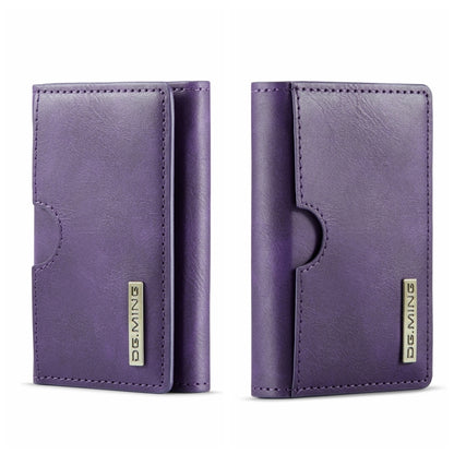 DG.MING M6 Series 3-Fold Multi Card Wallet(Purple) by bashfashion