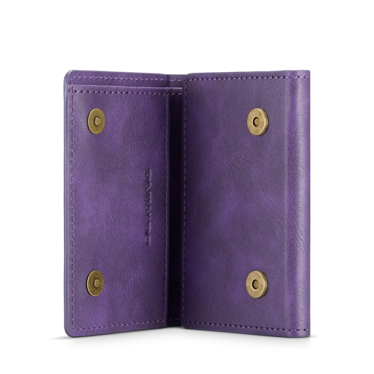 DG.MING M6 Series 3-Fold Multi Card Wallet(Purple) by bashfashion