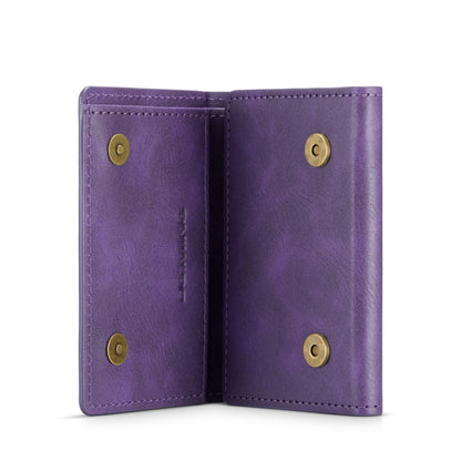 DG.MING M6 Series 3-Fold Multi Card Wallet(Purple) by bashfashion