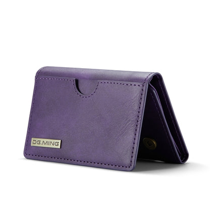 DG.MING M6 Series 3-Fold Multi Card Wallet(Purple) by bashfashion