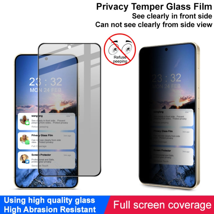 For Samsung Galaxy S25+ 5G imak HD Full Screen Privacy Tempered Glass Protective Film by imak