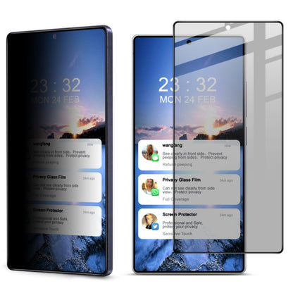For Samsung Galaxy S25 Ultra 5G imak HD Full Screen Privacy Tempered Glass Protective Film by imak