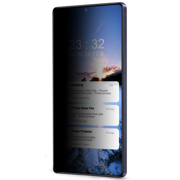 For Samsung Galaxy S25 Ultra 5G imak HD Full Screen Privacy Tempered Glass Protective Film by imak