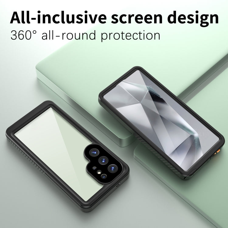 For Samsung Galaxy S25 Ultra 5G RedPepper IP68 Waterproof Triple-proof Phone Case(Black) by RedPepper