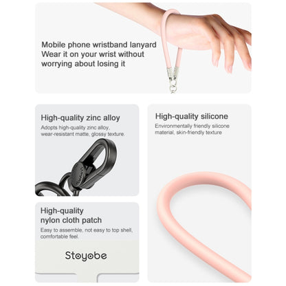 DUX DUICS Stoyobe PL-II Universal Silicone Phone Wrist Strap Anti-lost Lanyard(Black) by DUX DUCIS