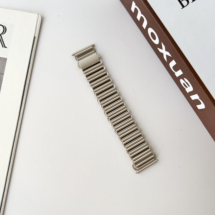 For Samsung Galaxy Watch 7 / 6 / 5 Hollow Chain Metal Watch Band(Starlight) by bashfashion