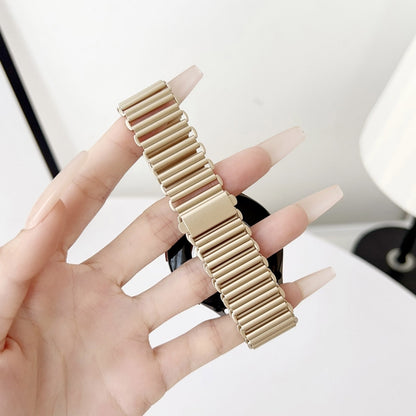 For Samsung Galaxy Watch 7 / 6 / 5 Hollow Chain Metal Watch Band(Starlight) by bashfashion