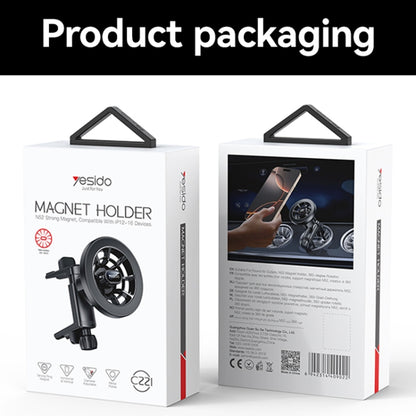 Yesido C221 Car Air Vent MagSafe Magnetic Phone Holder(Black) by Yesido