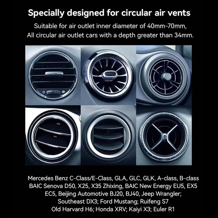 Yesido C221 Car Air Vent MagSafe Magnetic Phone Holder(Black) by Yesido